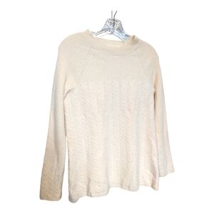 Soft Surroundings Mongolian Cashmere cream sweater